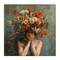 Stupell Industries Floral Figure Portrait Canvas Wall Art Design by Marta Wiley